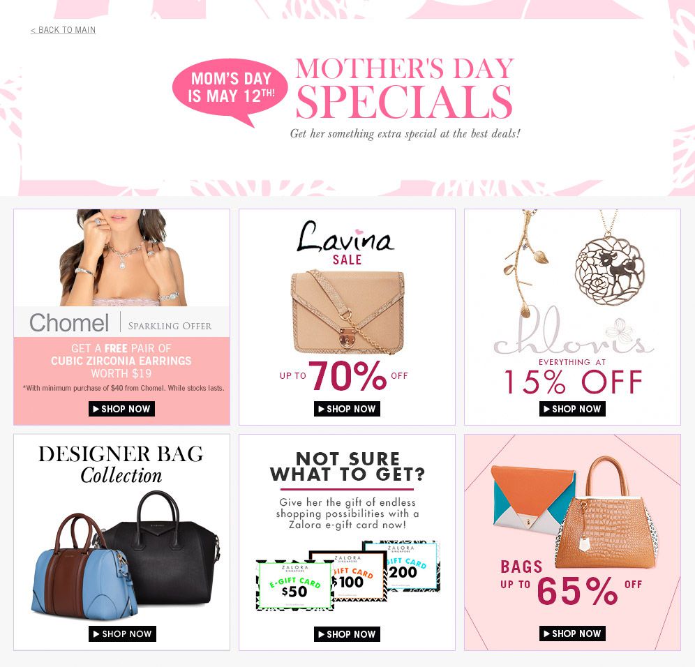 Shop Mother's Day Specials