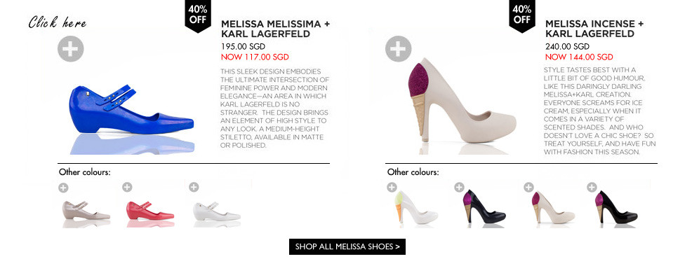 Buy Melissa + Karl Lagerfeld Online 