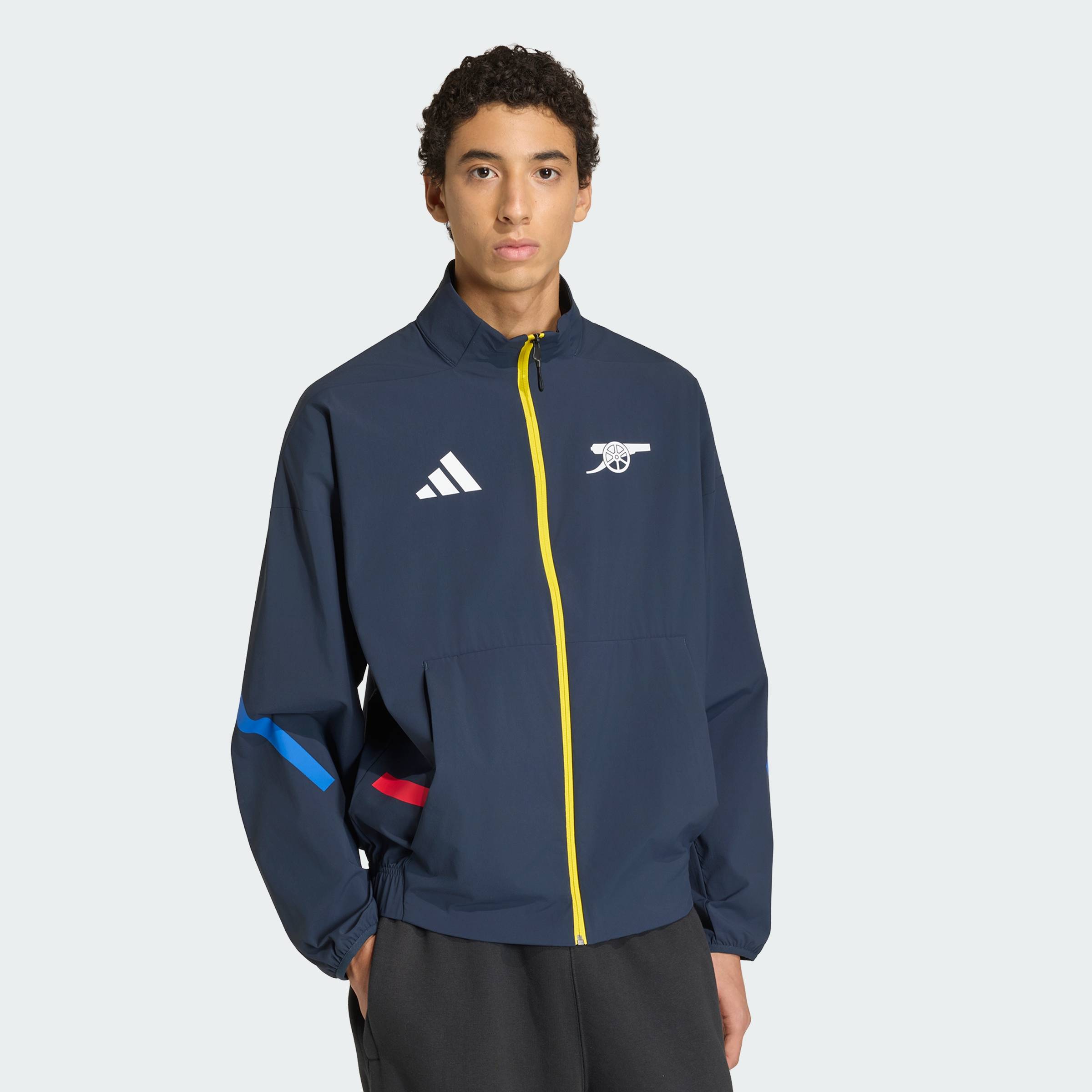 ADIDAS Football Arsenal FC Z.N.E. Anthem Jacket Men Blue KB1800