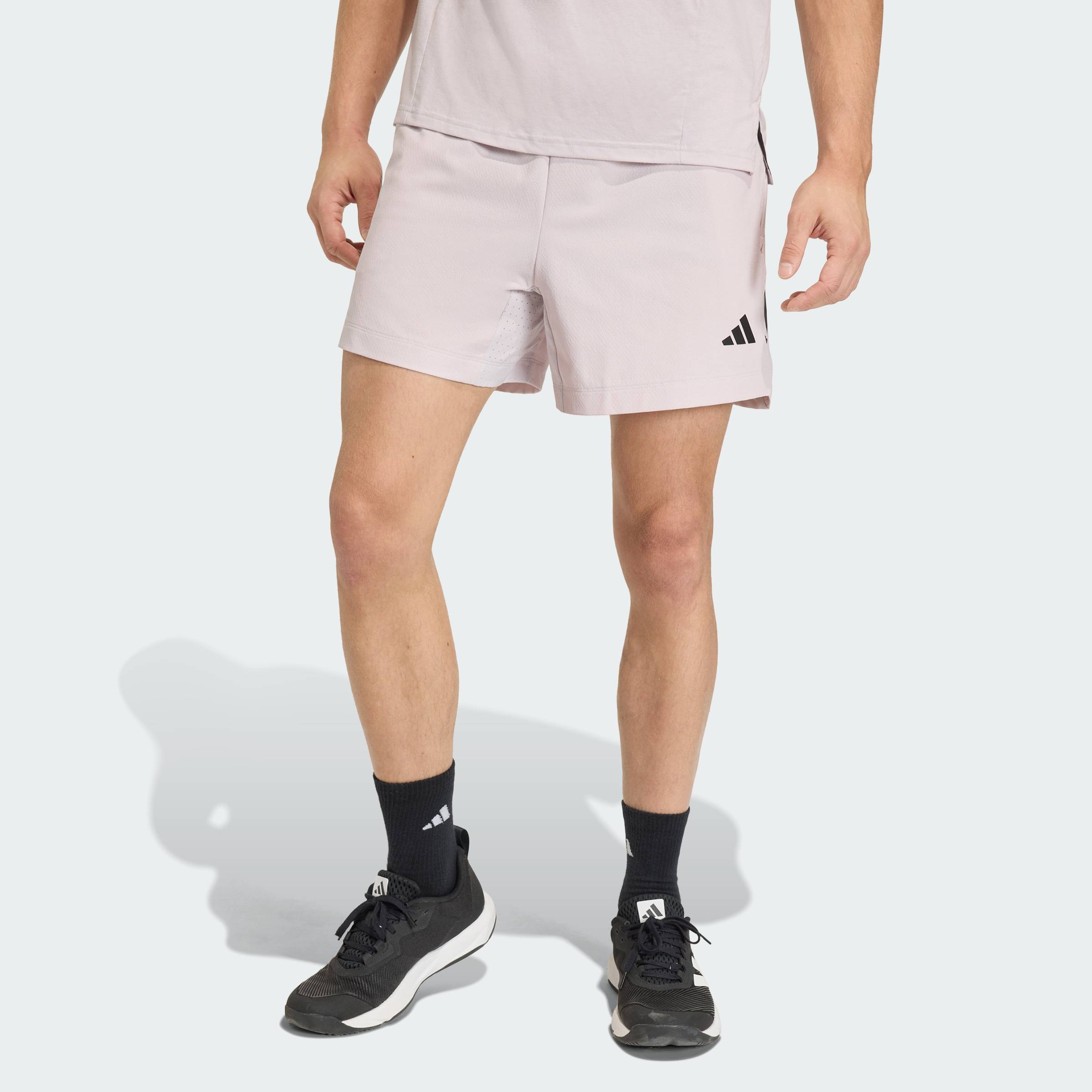 ADIDAS Gym & Training D4T PrimeLift 3 STRIPES SHORTS Men Purple KD0359