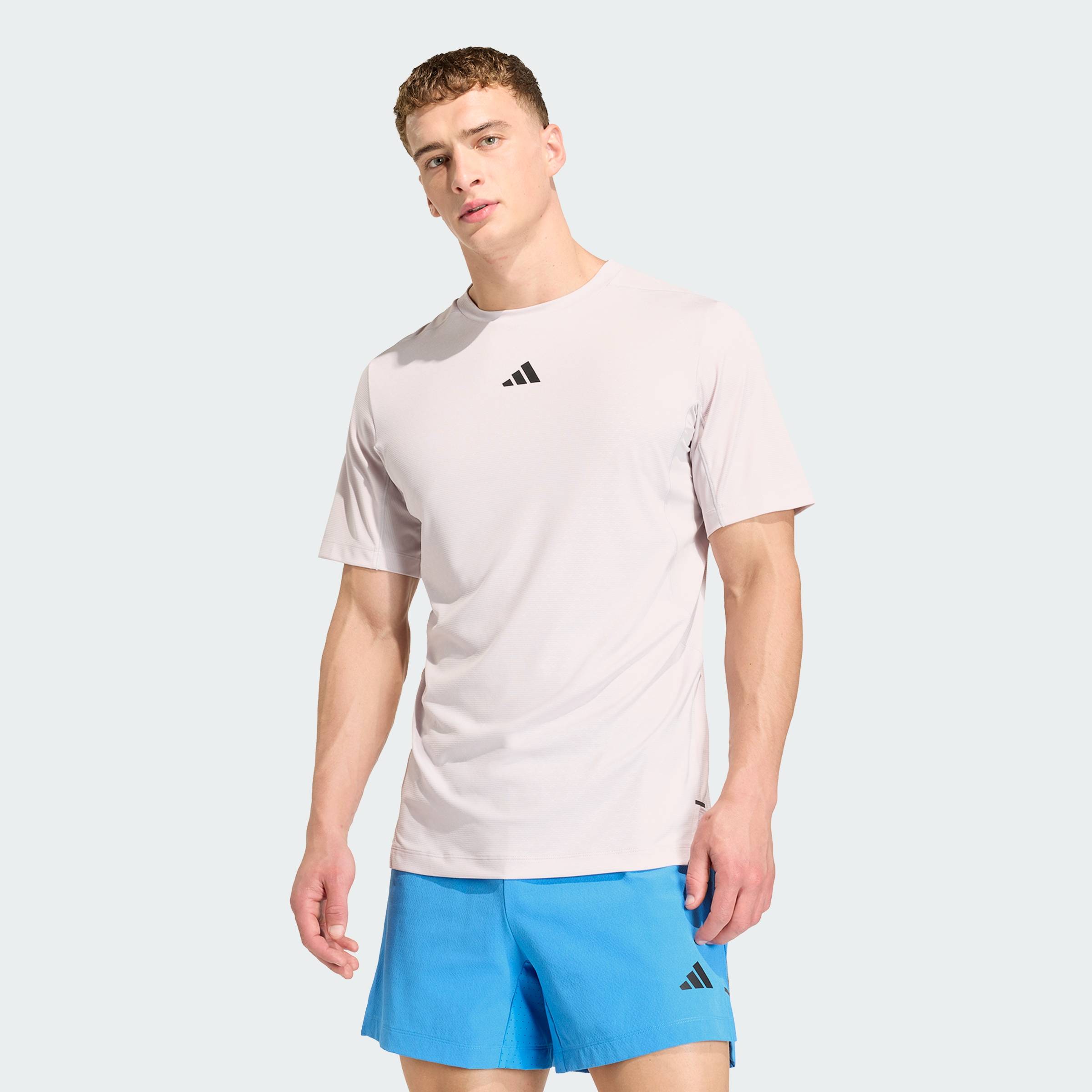 ADIDAS Gym & Training D4T PrimeLift 3 STRIPES T-SHIRT Men Purple KE9942