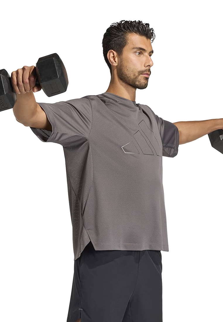 ADIDAS D4T Power Essentials Workout Mesh T-Shirt
