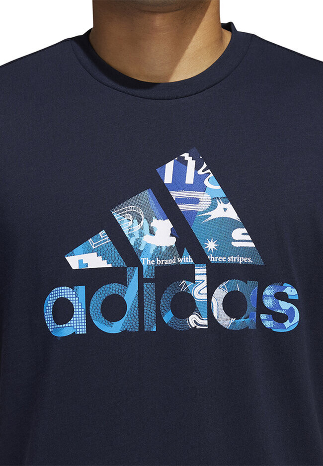 black and blue adidas t shirt