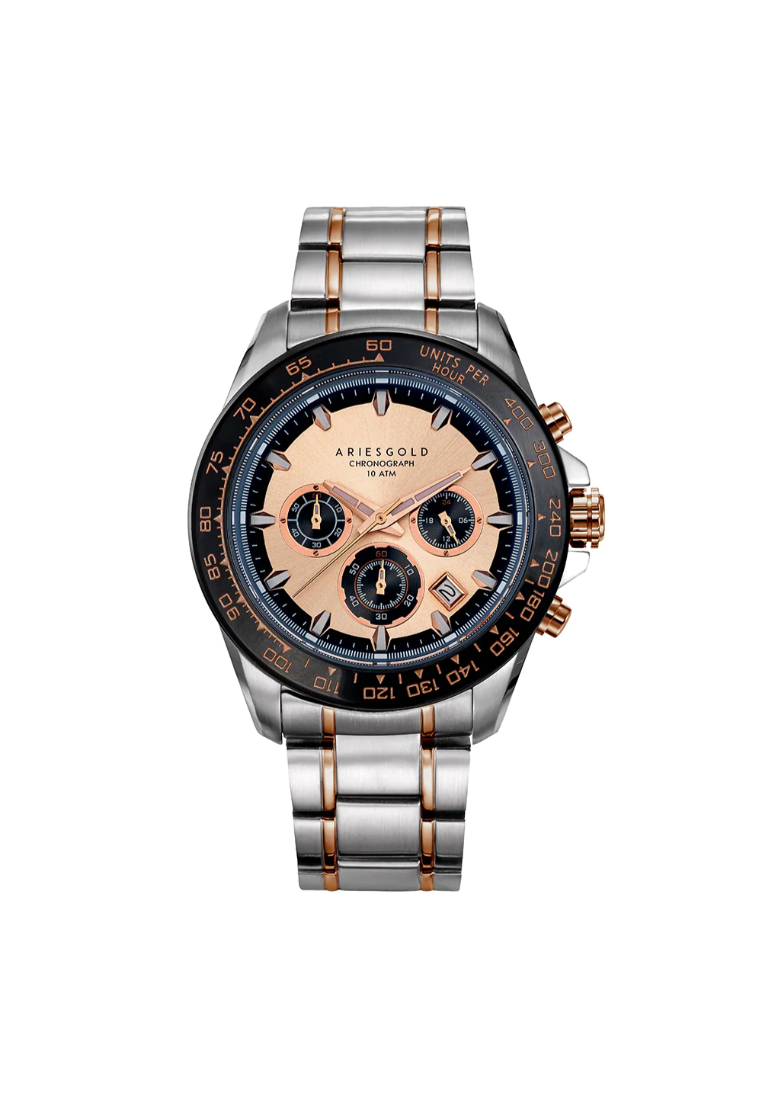 ARIES GOLD G 7024 SBKRG-RG MONZA CHRONOGRAPH MEN'S WATCH