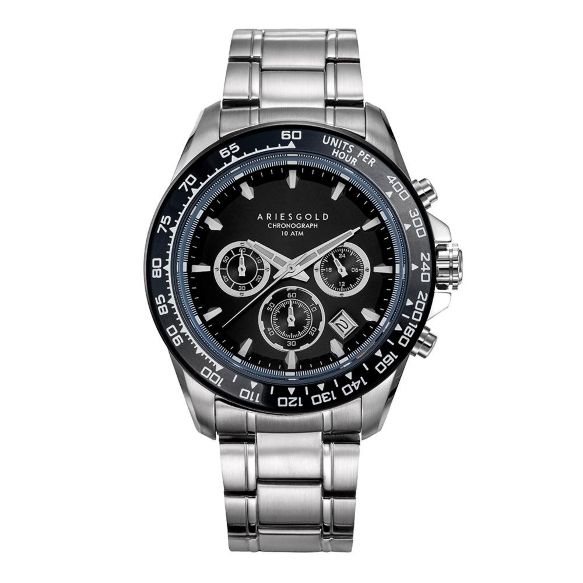 ARIES GOLD G 7024 SBK-BK MONZA CHRONOGRAPH MEN'S WATCH