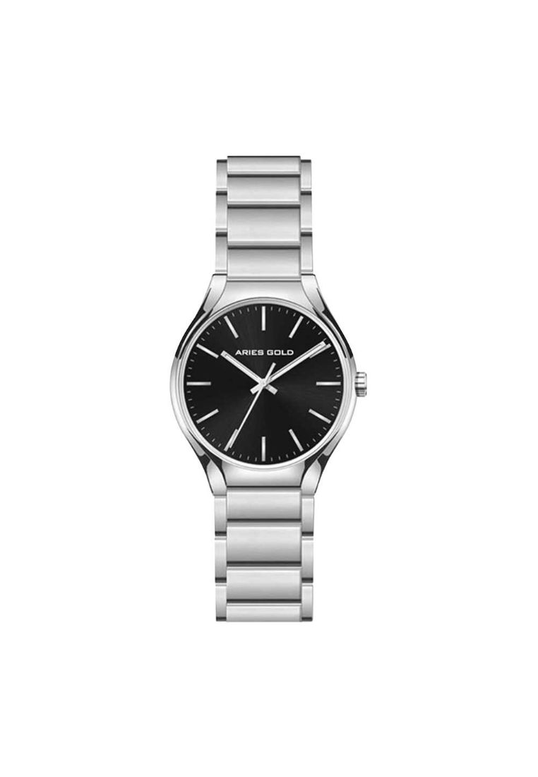 ARIES GOLD URBAN SILVER STAINLESS STEEL L 1006Z S-BK WOMEN'S WATCH