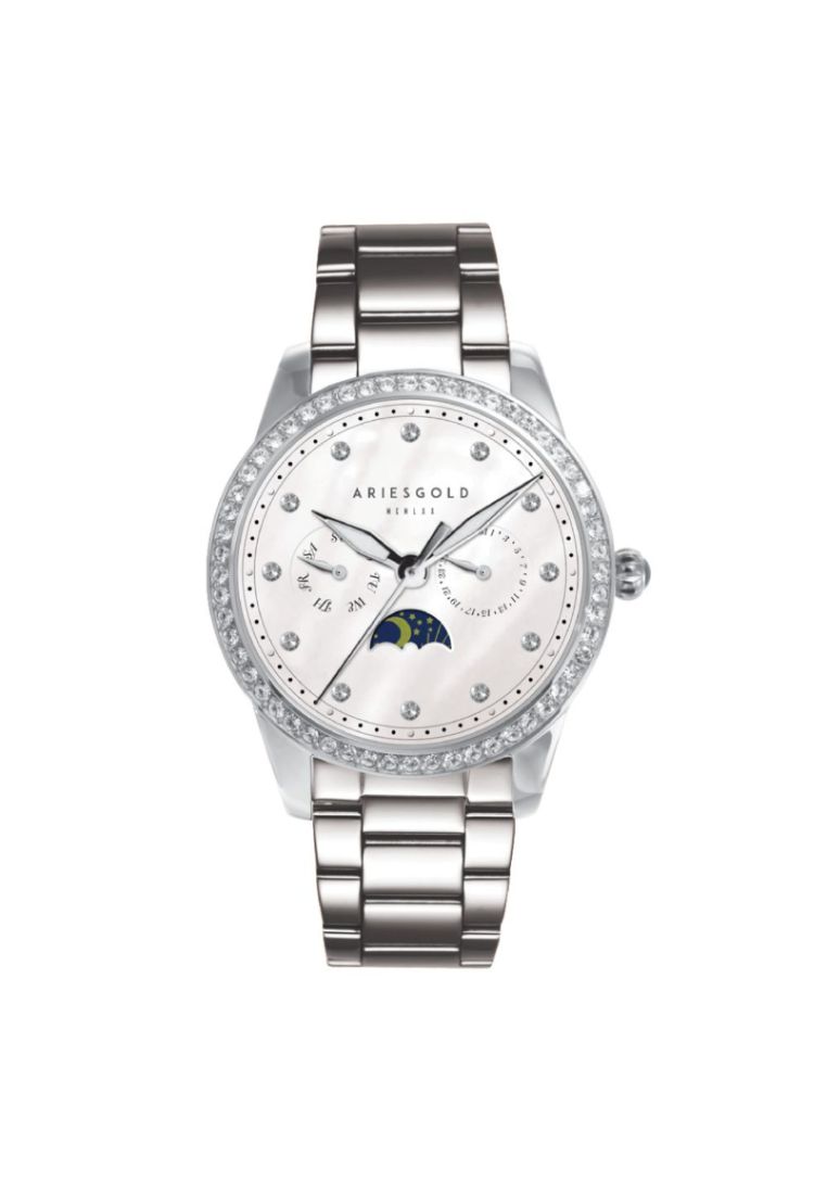 Aries Gold L 5040 S-MP Multifunction Stainless Steel Women's Watch
