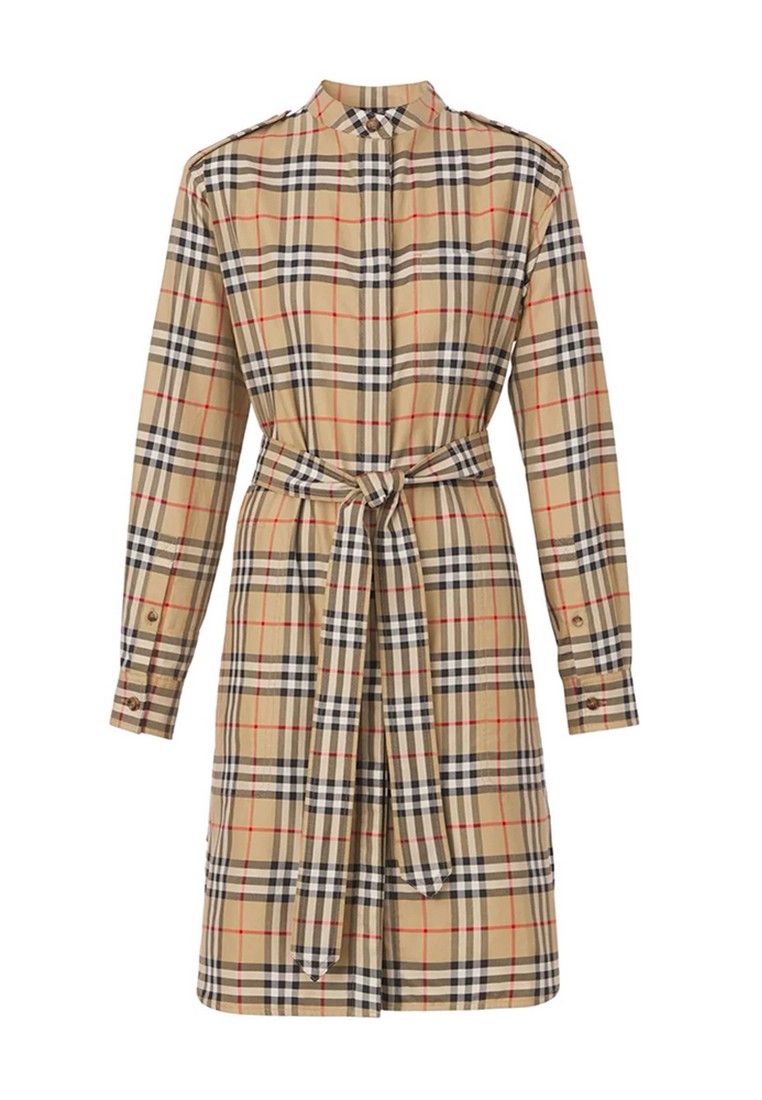 burberry fitted dress