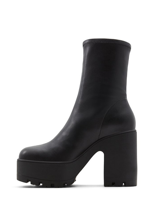 low heel platform ankle boots