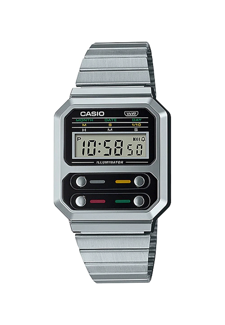 Casio Vintage Digital Sports Watch (A100WE-1A)