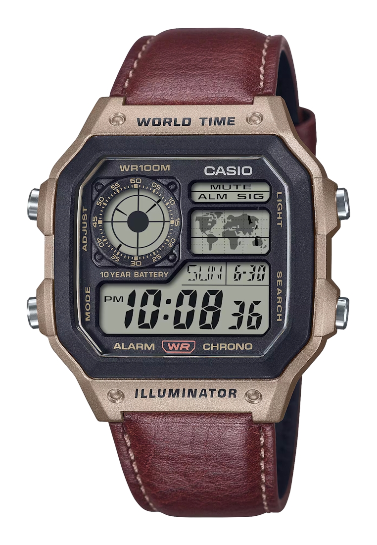 Casio Digital Fashion Watch (AE-1200WHL-5A)