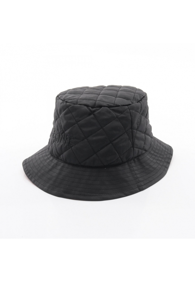 Celine Pre-Loved Celine bucket hat quilting Nylon black