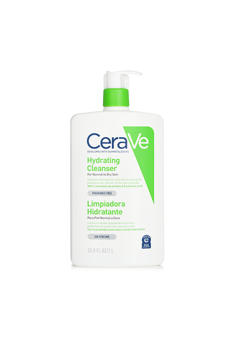 CERAVE - Hydrating Cleanser For Normal to Dry Skin 1000ml/33.8oz.