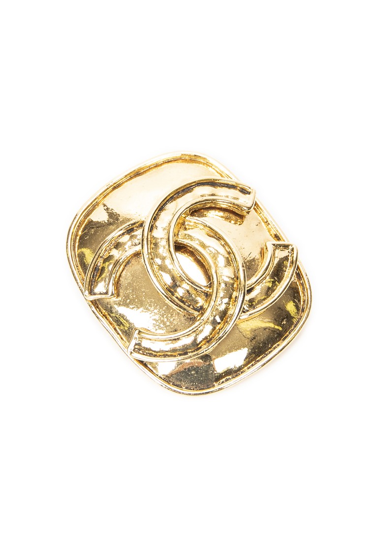 Chanel Pre-Loved CC Square Brooch