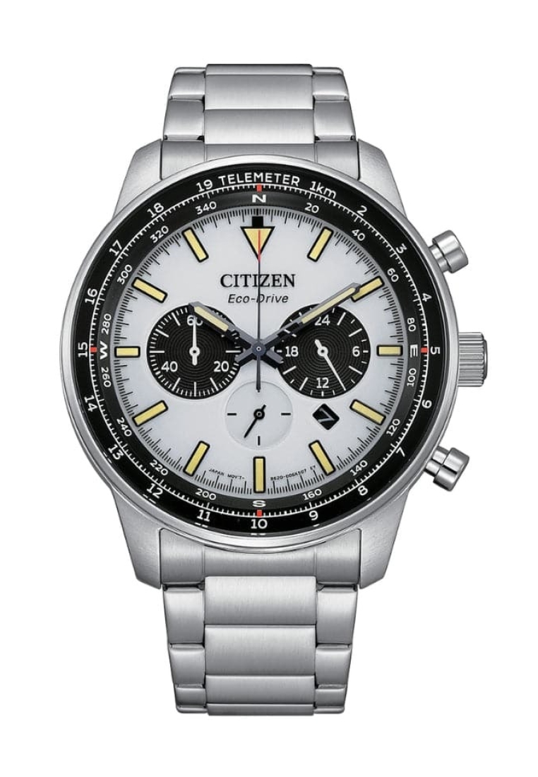 Citizen Eco-Drive Silver Stainless Steel Strap Men Watch CA4500-91A