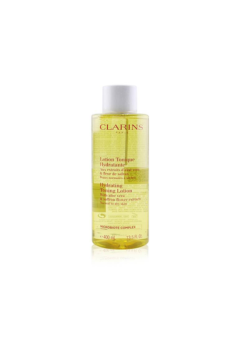 CLARINS - Hydrating Toning Lotion with Aloe Vera & Saffron Flower Extracts - Normal to Dry Skin 400m