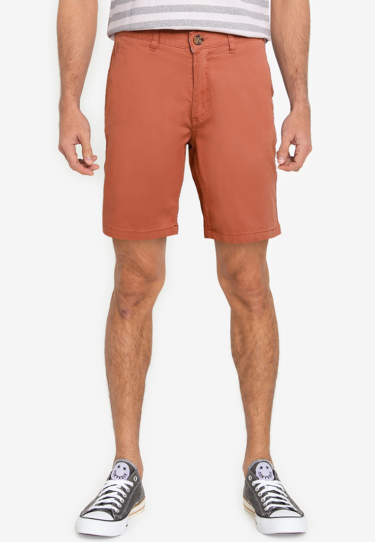orange shorts men