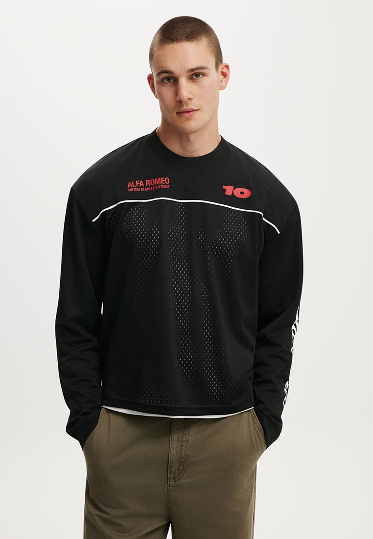 Cotton On Long Sleeve Alfa Romeo Jersey