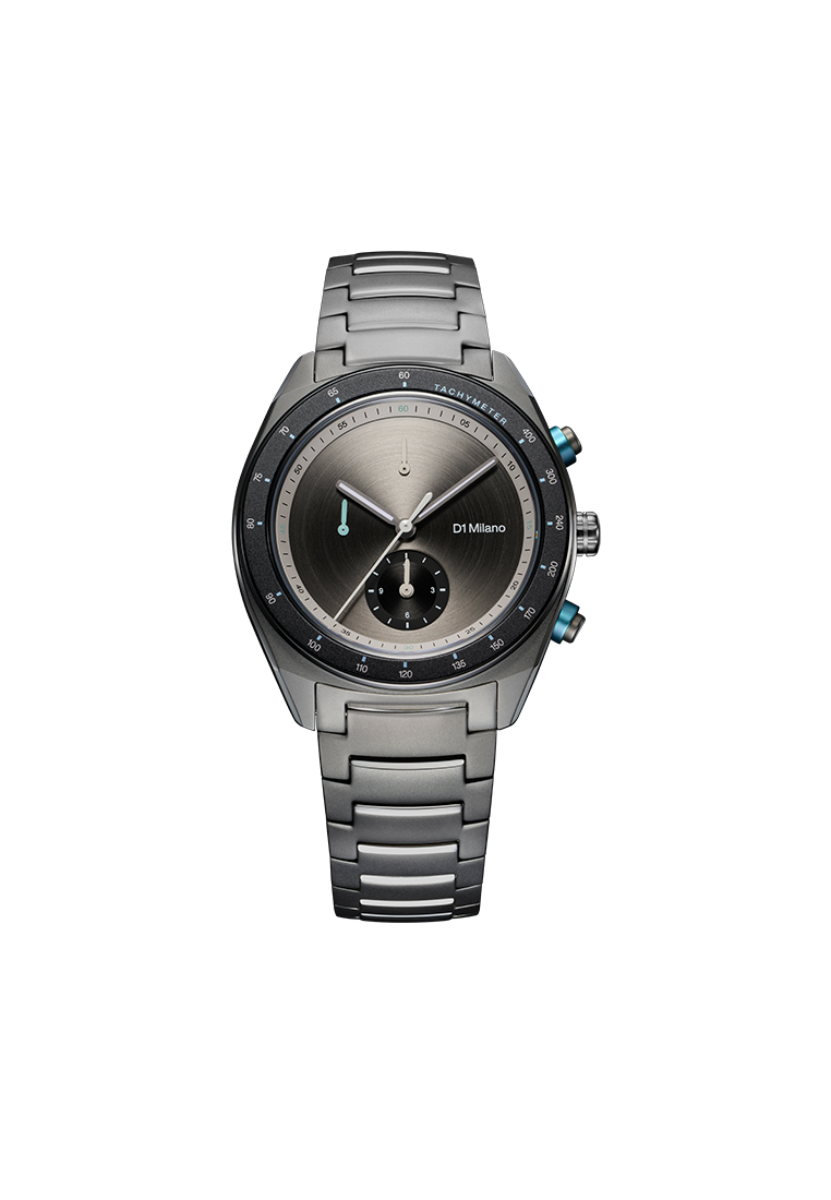 D1 Milano Essential Black Chronograph Bracelet Watch, 40mm