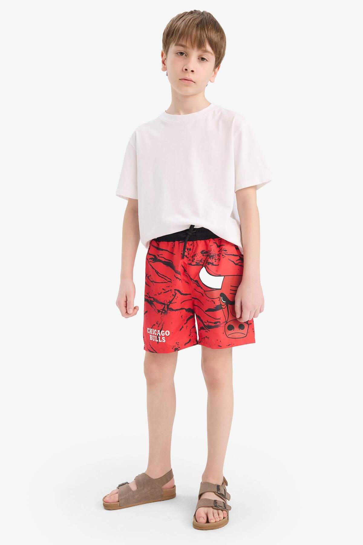 DeFacto Boy's Nba Chicago Bulls Sea Shorts E6484A825Hs