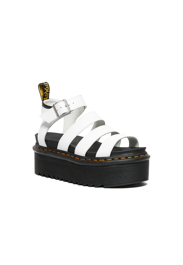 doc marten black platform sandals