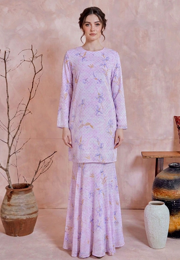 Era Maya Ariel Kurung Modern Princess in Metallic Gold Beading