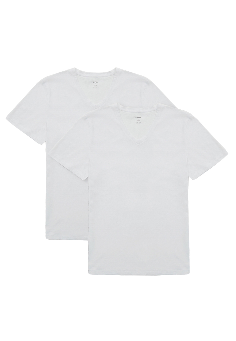 EROS 2-Pack White Undershirt, Underwear for Men