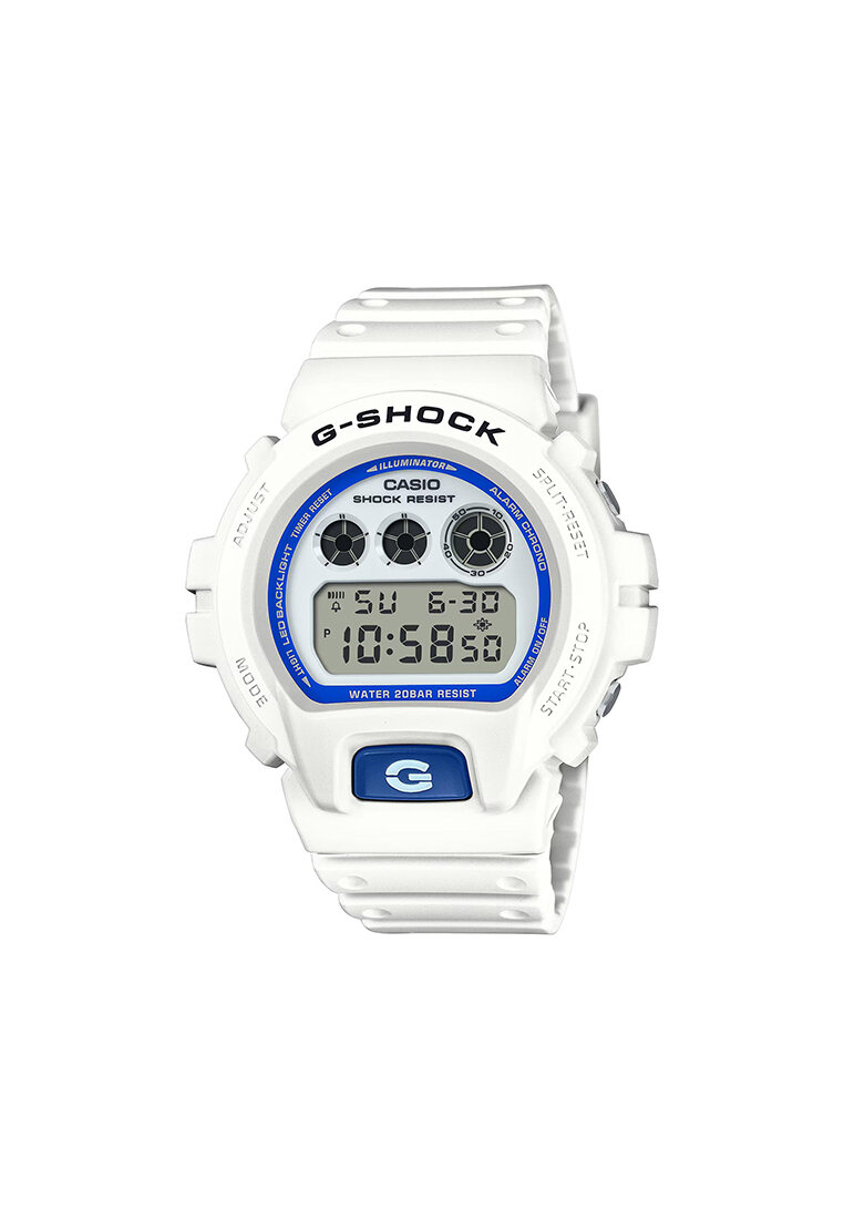G-Shock DW-6900HDS-7 Men Digital Watch with White Resin Band