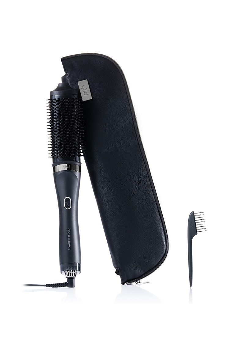 GHD NEW Duet Blowdry Hair Dryer - 2-in-1 hair dryer brush in Black, wet to blow dried with no heat d