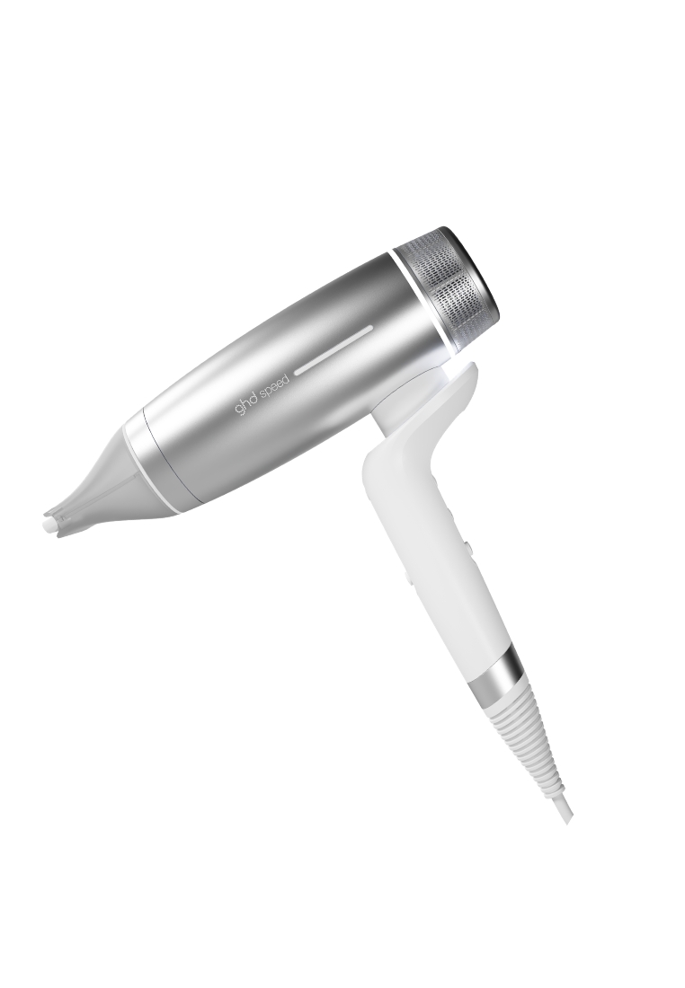 GHD NEW Ghd Speed Ionic Hair Dryer in White - Ultra-fast ionic hair dryer featuring breakthrough ghd