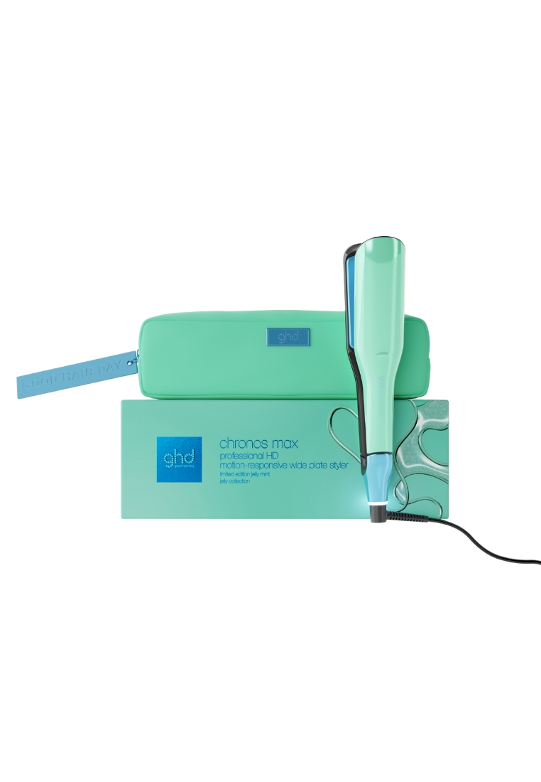 GHD [NEW! LIMITED EDITION SS26] GHD Chronos Max in Jelly Mint - Wide Plate hair straightener (43mm p