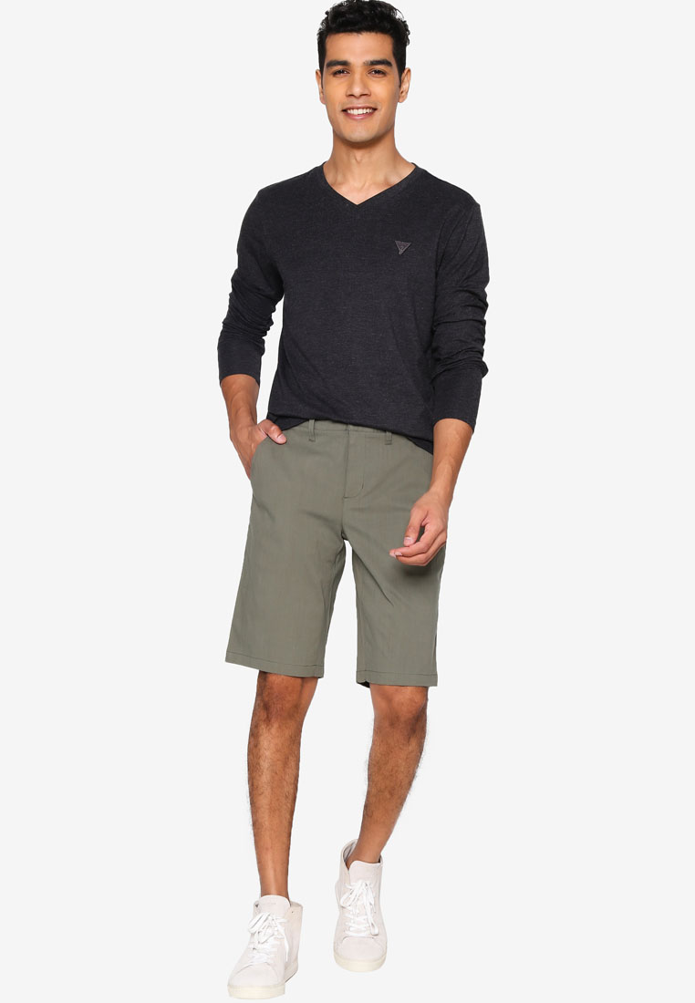 guess khaki shorts