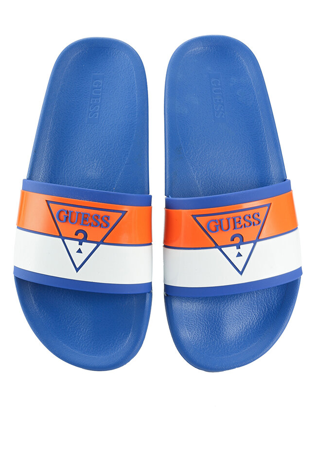 guess slides blue