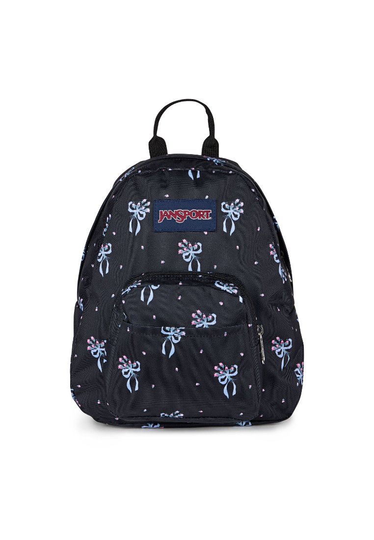 Jansport Half Pint Mini Backpack - Pastel Petals Black/Blue/Pink/Green