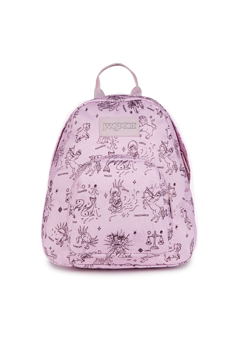 Jansport Half Pint Mini Backpack - Horoscope Horizons Pink Ice/Mahogany Haze