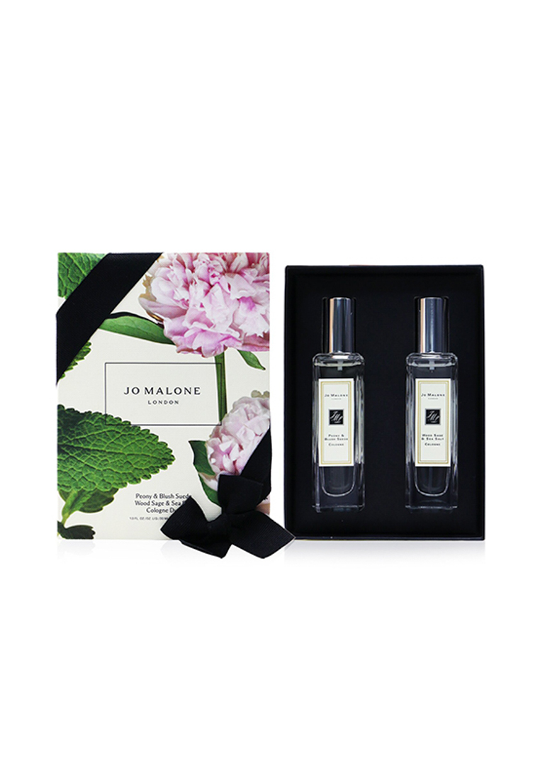 JO MALONE - Peony & Blush Suede And Wood Sage & Sea Salt Cologne Duo Set 2x30ml/1oz