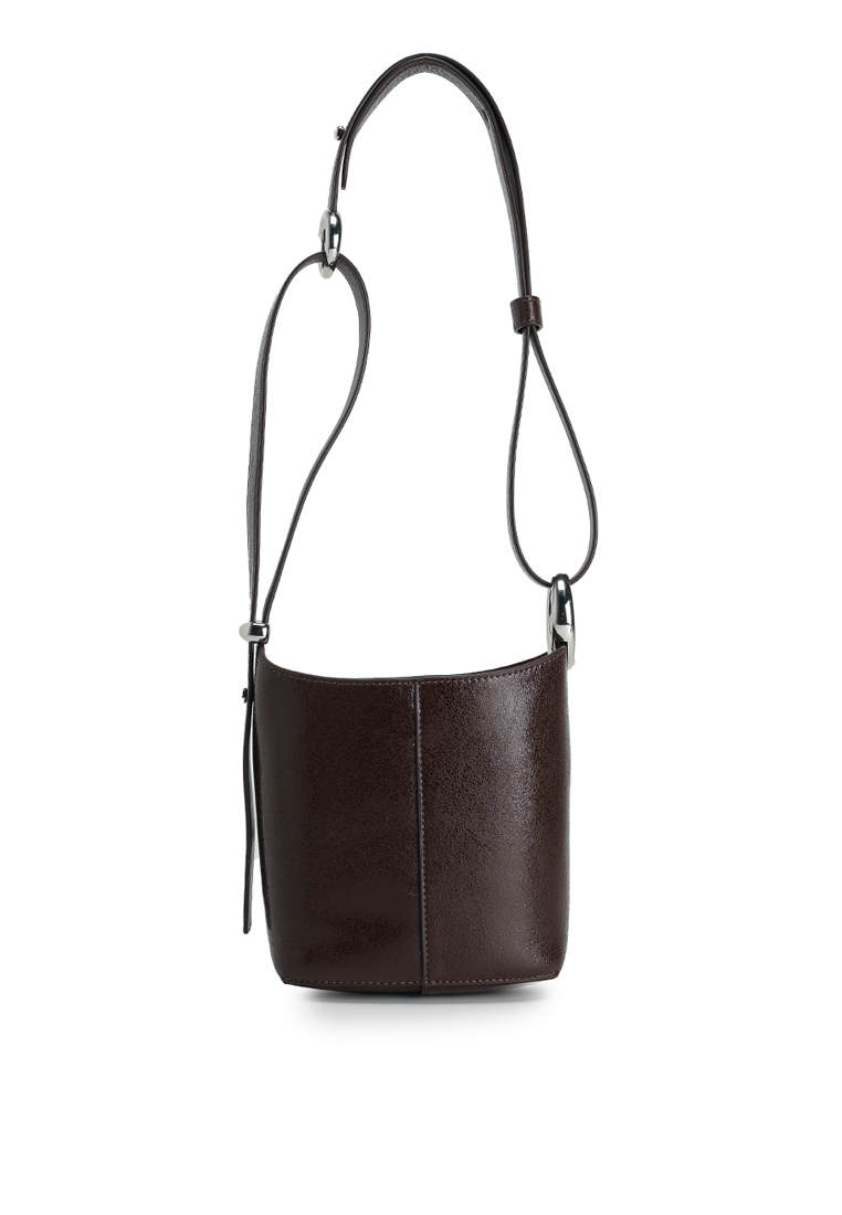 Kate Spade Halo Glazed Leather Mini Bucket Bag