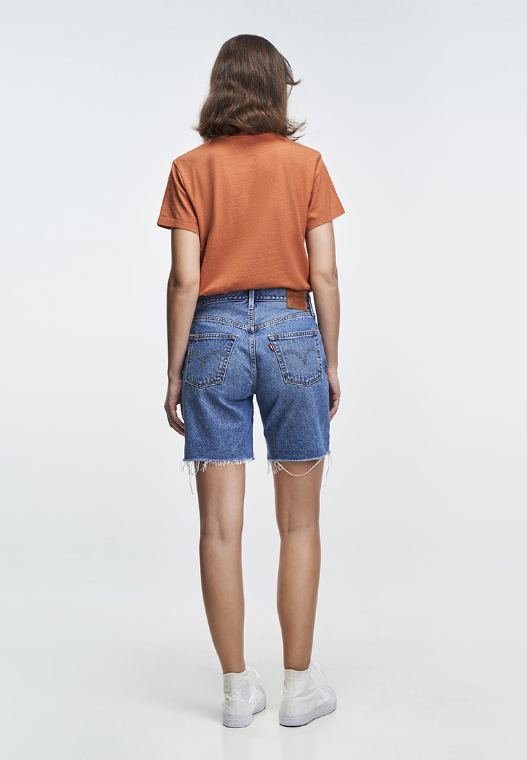 womens long levi shorts