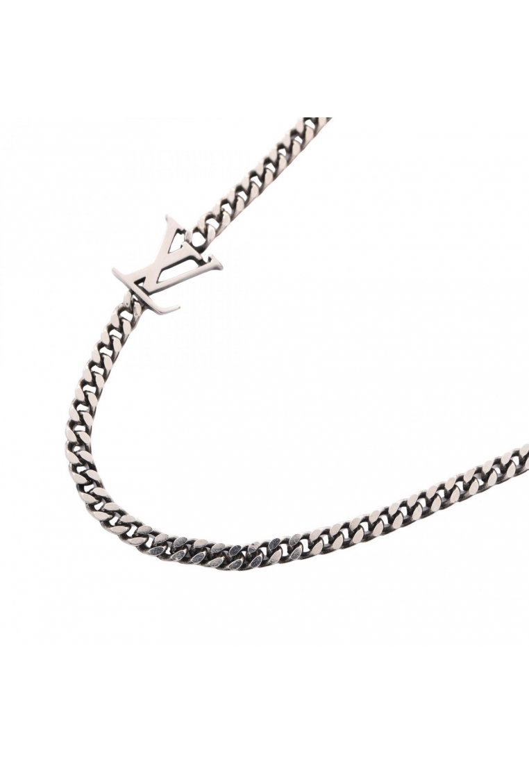 Louis Vuitton Pre-Loved Louis Vuitton LV Yours chain necklace Silver
