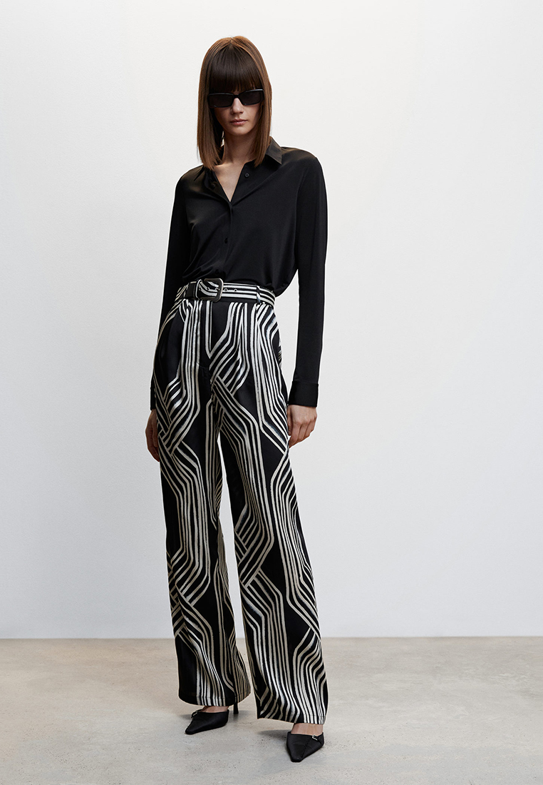 mango flowy trousers