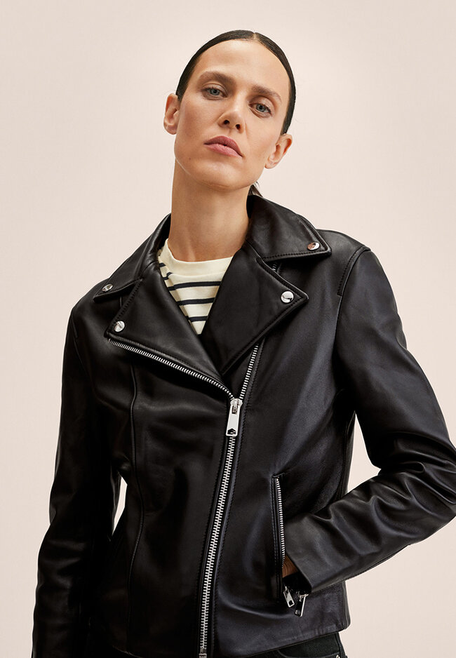 Buy Mango Leather Jackets For Women 