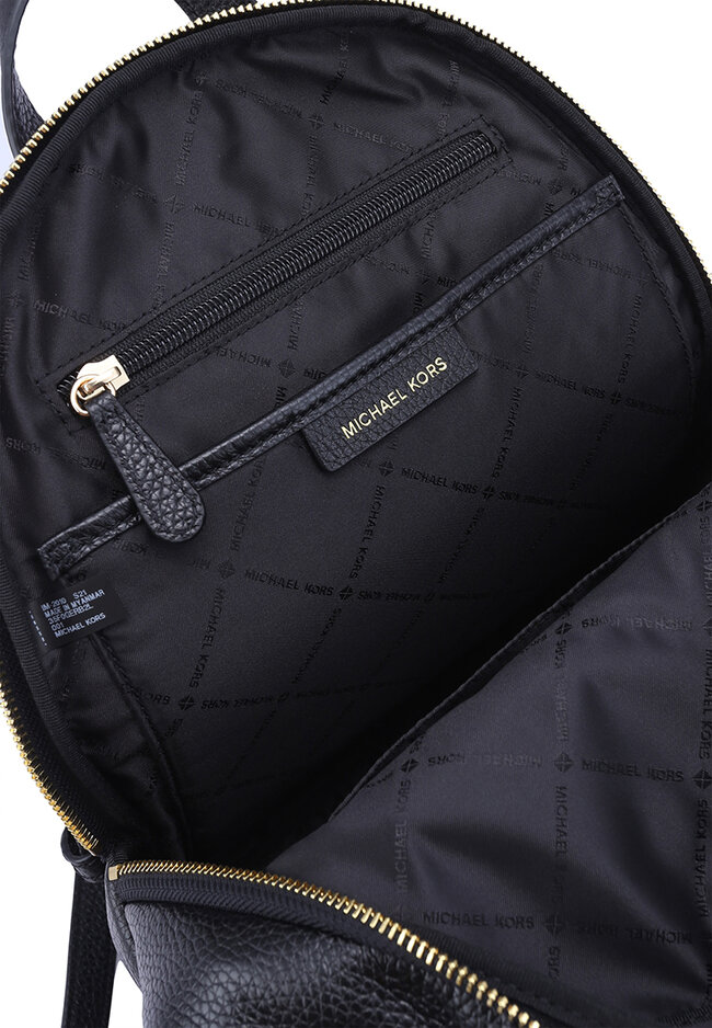 michael kors black backpack sale