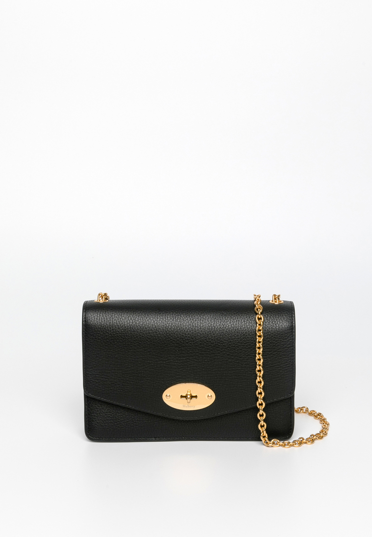 mulberry black pouch
