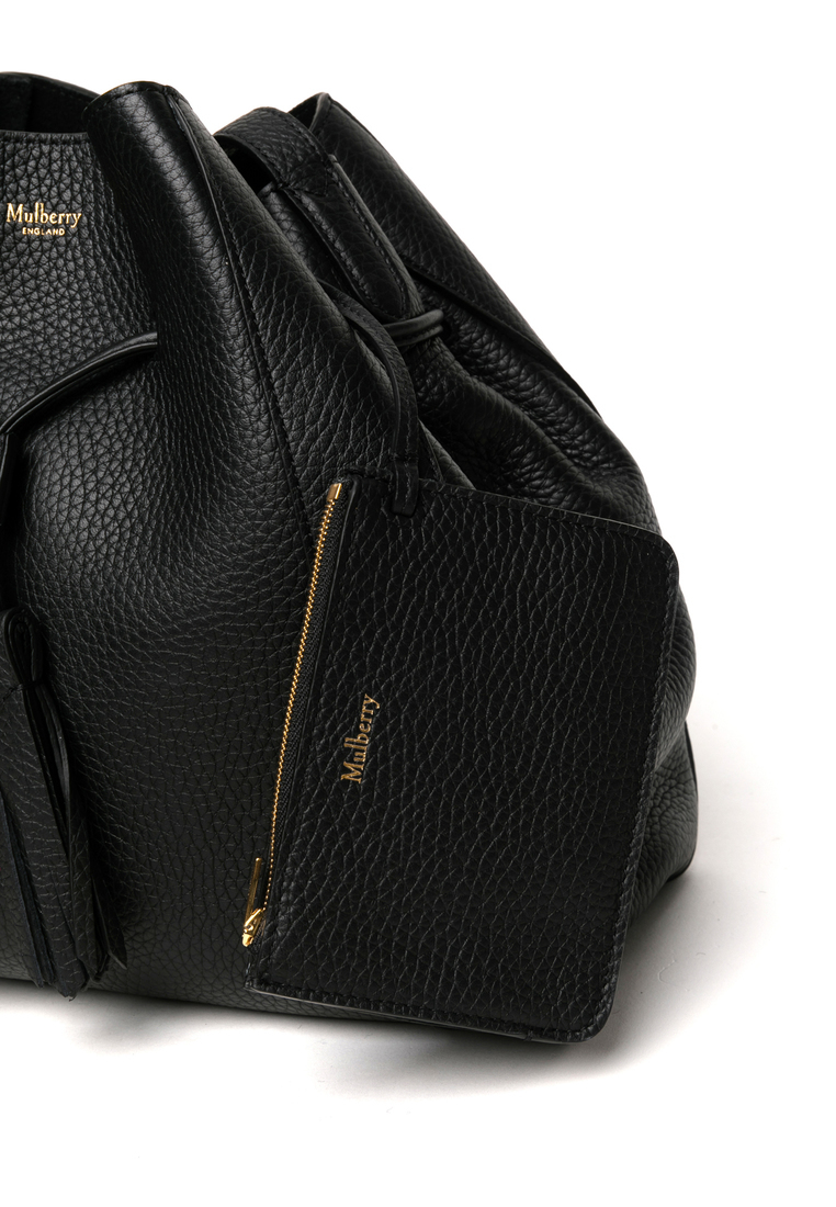 mulberry black pouch