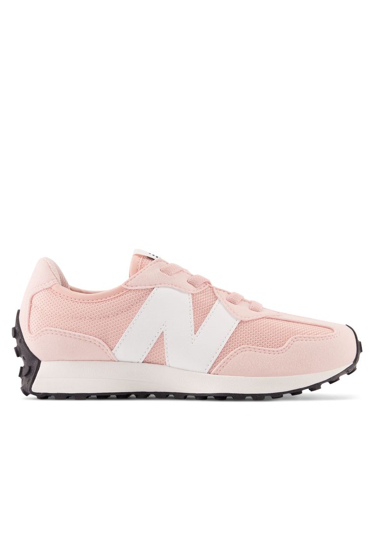 New Balance Kids 327 Bungee Lace (Standard) - Pink Haze