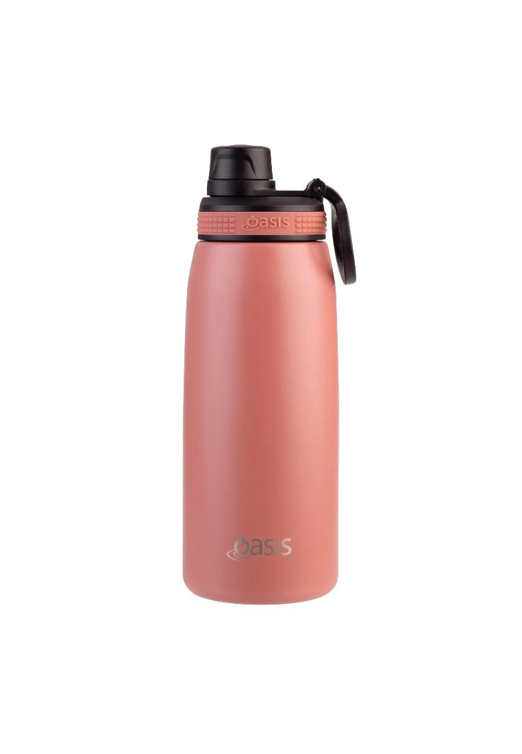 Oasis Stainless Steel Insulated Sports Water Bottle with Screw Cap 780ML - Auburn