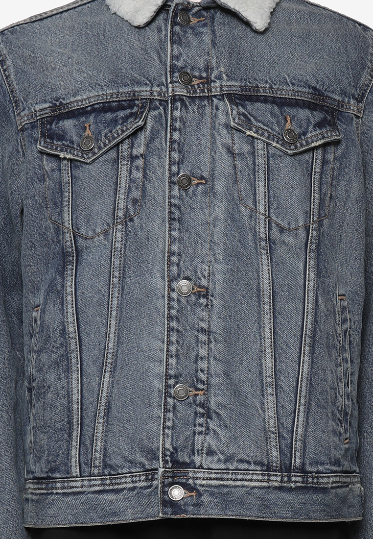 denim jacket without pockets