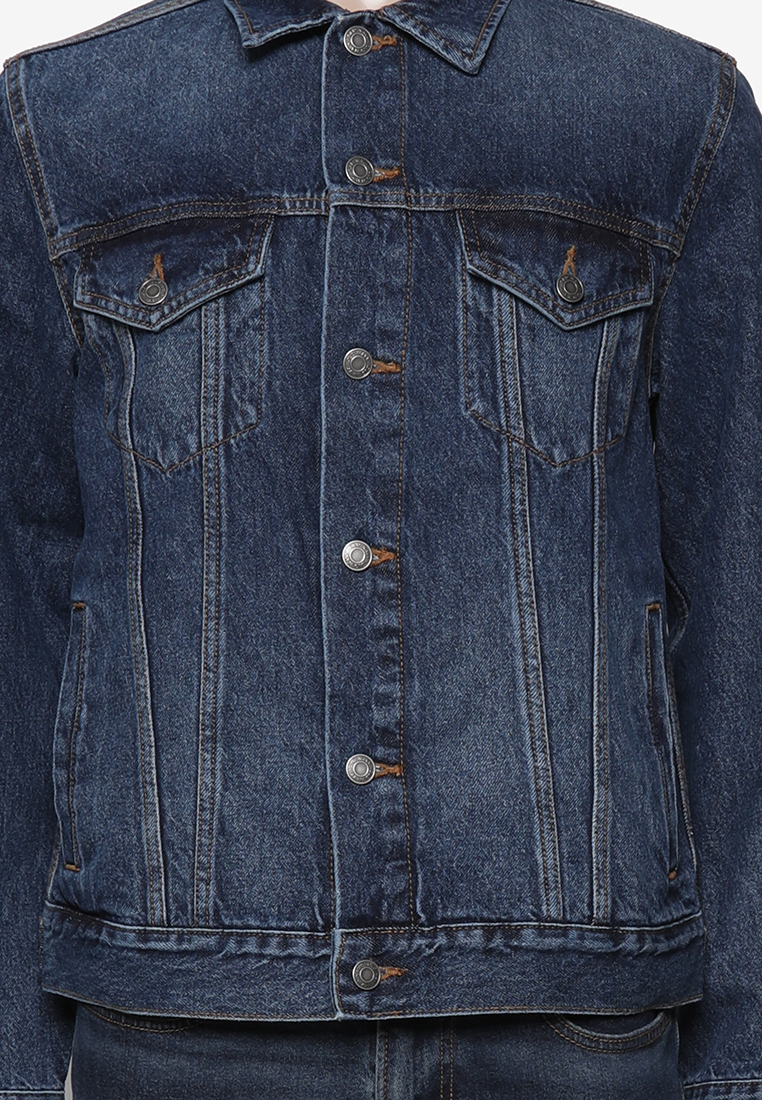 denim jacket without pockets