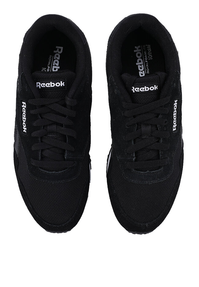 reebok trainers black and white