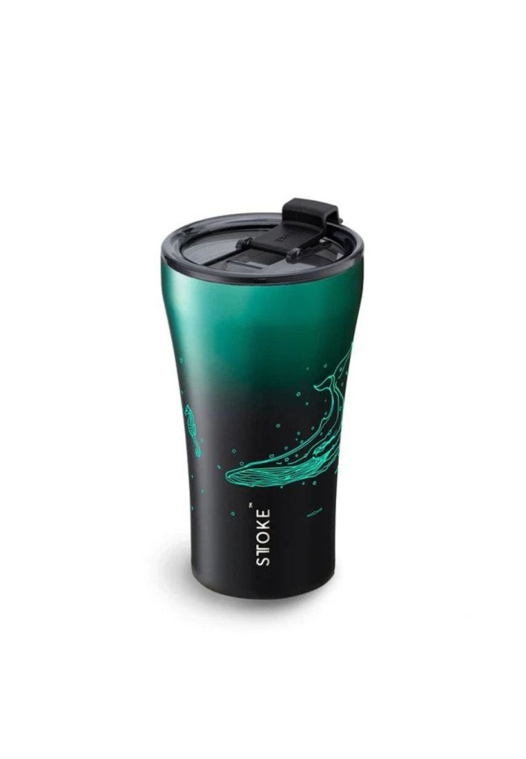 STTOKE Limited Edition Leakproof Ombre Ocean Insulated Cup 12oz - Whale
